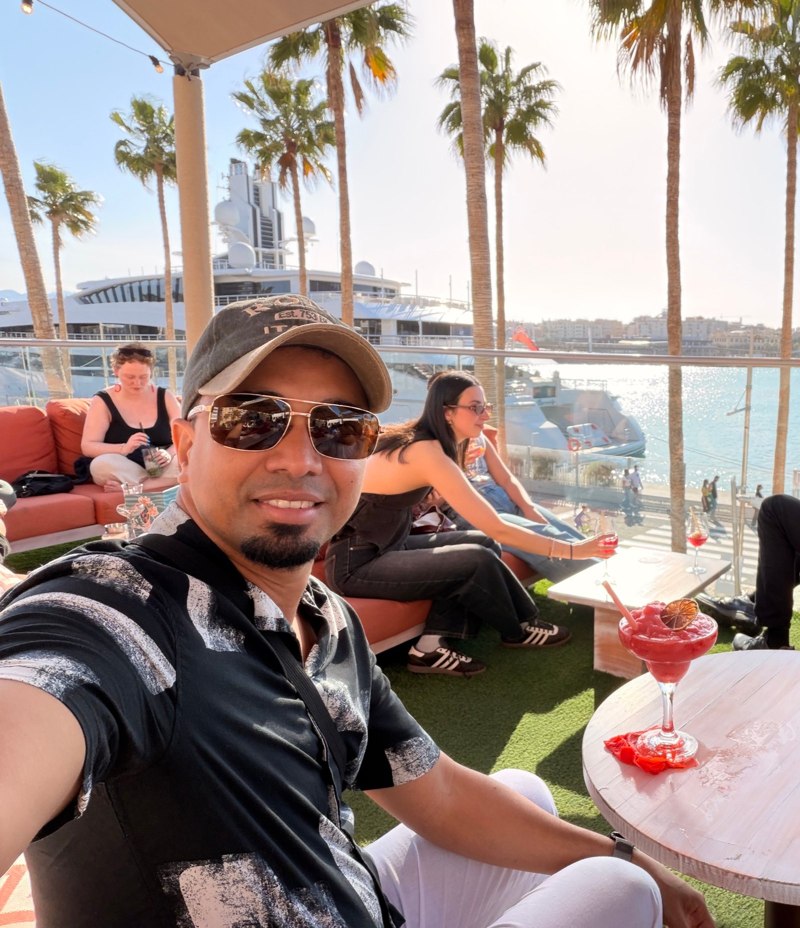 Eduardo disfrutando de una experiencia en Málaga